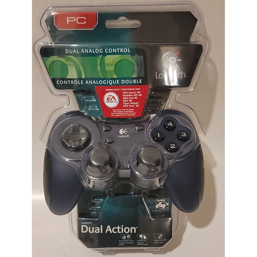 Sealed Logitech Dual Analog Control ‎ Gamepad For PC